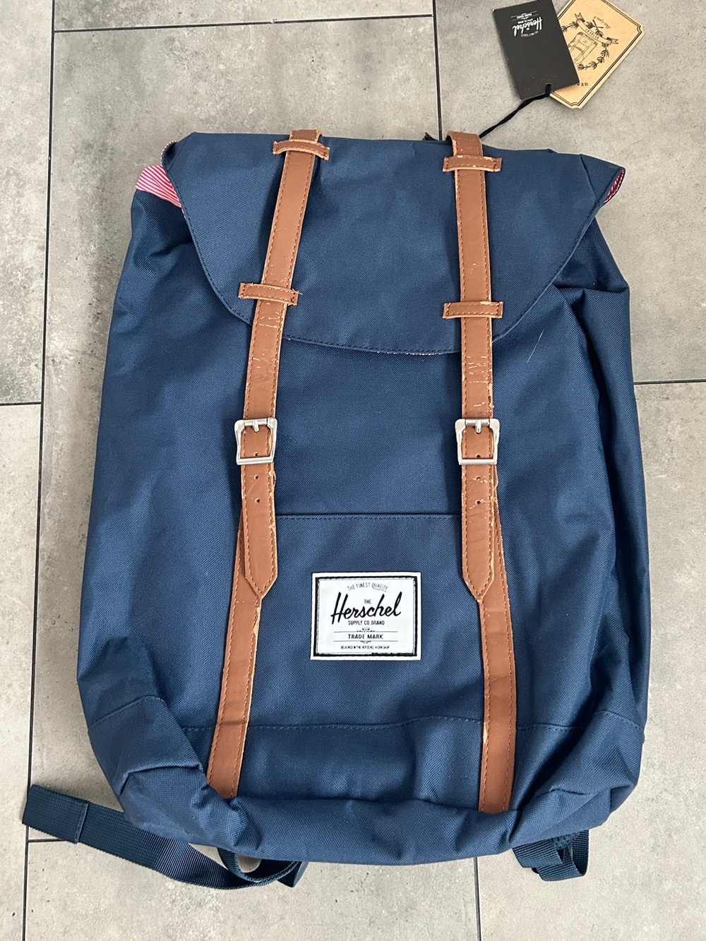 NEW Herschel Supply Co Retreat backpack navy blue